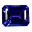 GIA Certified 11.60 ct AAAA Octagon (14.01 x 10.96 mm) Natural D'Block Tanzanite