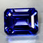 GIA Certified 11.60 ct AAAA Octagon (14.01 x 10.96 mm) Natural D'Block Tanzanite