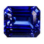 GIA Certified 12.10 ct AAAA Octagon (13.96 x 11.96 mm) Natural D'Block Tanzanite