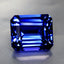 GIA Certified 12.10 ct AAAA Octagon (13.96 x 11.96 mm) Natural D'Block Tanzanite