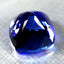 GIA Certified 17.57 ct AAAA Cushion (14.26 x 14.15 mm) Natural D'Block Tanzanite