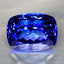 GIA Certified 24.30 ct AAAA Cushion (18.21 x 13.80 mm) Natural D'Block Tanzanite