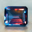 5.57 ct Emerald (10.93 x 9.00 mm) Brazil Natural Color Change Fluorite Gemstone
