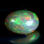 23.89 ct Oval Cabochon (24.78 x 17.59 mm) Natural Play of Colors Rainbow Opal