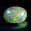 23.89 ct Oval Cabochon (24.78 x 17.59 mm) Natural Play of Colors Rainbow Opal