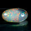 18.98 ct Oval Cabochon (30.00 x 16.49 mm) Natural Play of Colors Rainbow Opal
