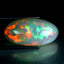 22.60 ct Oval Cabochon (29.00 x 14.92 mm) Natural Play of Colors Rainbow Opal