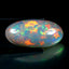 21.94 ct Oval Cabochon (30.00 x 15.02 mm) Natural Play of Colors Rainbow Opal