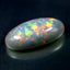 21.94 ct Oval Cabochon (30.00 x 15.02 mm) Natural Play of Colors Rainbow Opal