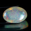 25.88 ct Oval Cabochon (24.23 x 16.50 mm) Natural Play of Colors Rainbow Opal