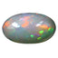 17.78 ct Oval Cabochon (26.50 x 15.42 mm) Natural Play of Colors Rainbow Opal
