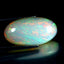 14.58 ct Oval Cabochon (25.10 x 13.50 mm) Natural Play of Colors Rainbow Opal