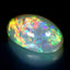 19.26 ct Oval Cabochon (24.24 x 14.88 mm) Natural Play of Colors Rainbow Opal