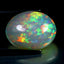 19.44 ct Oval Cabochon (22.46 x 17.50 mm) Natural Play of Colors Rainbow Opal