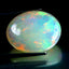 19.44 ct Oval Cabochon (22.46 x 17.50 mm) Natural Play of Colors Rainbow Opal
