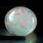 24.01 ct Oval Cabochon (21.23 x 19.32 mm) Natural Play of Colors Rainbow Opal