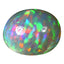 28.86 ct Oval Cabochon (21.97 x 18.13 mm) Natural Play of Colors Rainbow Opal