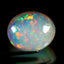 28.86 ct Oval Cabochon (21.97 x 18.13 mm) Natural Play of Colors Rainbow Opal