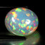 19.11 ct Oval Cabochon (20.57 x 17.62 mm) Natural Play of Colors Rainbow Opal