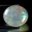 19.11 ct Oval Cabochon (20.57 x 17.62 mm) Natural Play of Colors Rainbow Opal