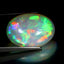17.26 ct Oval Cabochon (21.61 x 15.55 mm) Natural Play of Colors Rainbow Opal