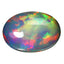 12.54 ct Oval Cabochon (23.03 x 16.42 mm) Natural Play of Colors Rainbow Opal