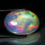 12.54 ct Oval Cabochon (23.03 x 16.42 mm) Natural Play of Colors Rainbow Opal
