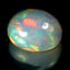 21.30 ct Oval Cabochon (20.34 x 15.76 mm) Natural Play of Colors Rainbow Opal