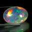 21.00 ct Oval Cabochon (22.45 x 15.91 mm) Natural Play of Colors Rainbow Opal