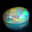 20.09 ct Oval Cabochon (23.35 x 17.60 mm) Natural Play of Colors Rainbow Opal