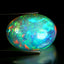 20.09 ct Oval Cabochon (23.35 x 17.60 mm) Natural Play of Colors Rainbow Opal