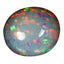 18.78 ct Oval Cabochon (20.10 x 17.59 mm) Natural Play of Colors Rainbow Opal