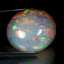 18.78 ct Oval Cabochon (20.10 x 17.59 mm) Natural Play of Colors Rainbow Opal