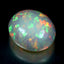 18.78 ct Oval Cabochon (20.10 x 17.59 mm) Natural Play of Colors Rainbow Opal