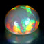 25.25 ct Oval Cabochon (20.09 x 18.57 mm) Natural Play of Colors Rainbow Opal