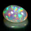 23.97 ct Oval Cabochon (23.45 x 17.22 mm) Natural Play of Colors Rainbow Opal