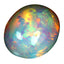 24.52 ct Oval Cabochon (22.28 x 18.10 mm) Natural Play of Colors Rainbow Opal