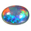 19.27 ct Oval Cabochon (22.01 x 15.84 mm) Natural Play of Colors Rainbow Opal