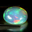 11.66 ct Oval Cabochon (19.61 x 15.24 mm) Natural Play of Colors Rainbow Opal