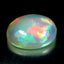 11.66 ct Oval Cabochon (19.61 x 15.24 mm) Natural Play of Colors Rainbow Opal