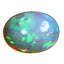 13.72 ct Oval Cabochon (20.09 x 15.11 mm) Natural Play of Colors Rainbow Opal