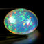 13.51 ct Oval Cabochon (20.20 x 15.46 mm) Natural Play of Colors Rainbow Opal