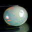 14.78 ct Oval Cabochon (17.70 x 14.66 mm) Natural Play of Colors Rainbow Opal
