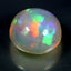 19.62 ct Round Cabochon (18.14 x 18.12 mm) Natural Play of Colors Rainbow Opal