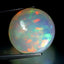 19.62 ct Round Cabochon (18.14 x 18.12 mm) Natural Play of Colors Rainbow Opal