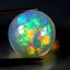 12.33 ct Round Cabochon (16.70 x 16.43 mm) Natural Play of Colors Rainbow Opal