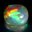 21.31 ct Cushion Cabochon (18.87 x 17.58 mm) Natural Play of Colors Rainbow Opal