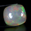 20.86 ct Cushion Cabochon (17.28 x 15.90 mm) Natural Play of Colors Rainbow Opal