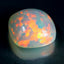 13.03 ct Cushion Cabochon (16.82 x 17.00 mm) Natural Play of Colors Rainbow Opal
