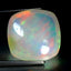 13.03 ct Cushion Cabochon (16.82 x 17.00 mm) Natural Play of Colors Rainbow Opal